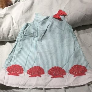 Gymboree 3t seashell shift dress worn once